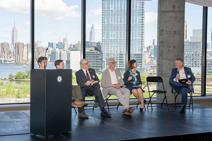 Executive retreat and leadership meeting setup at Vesper Events, Brooklyn waterfront venue