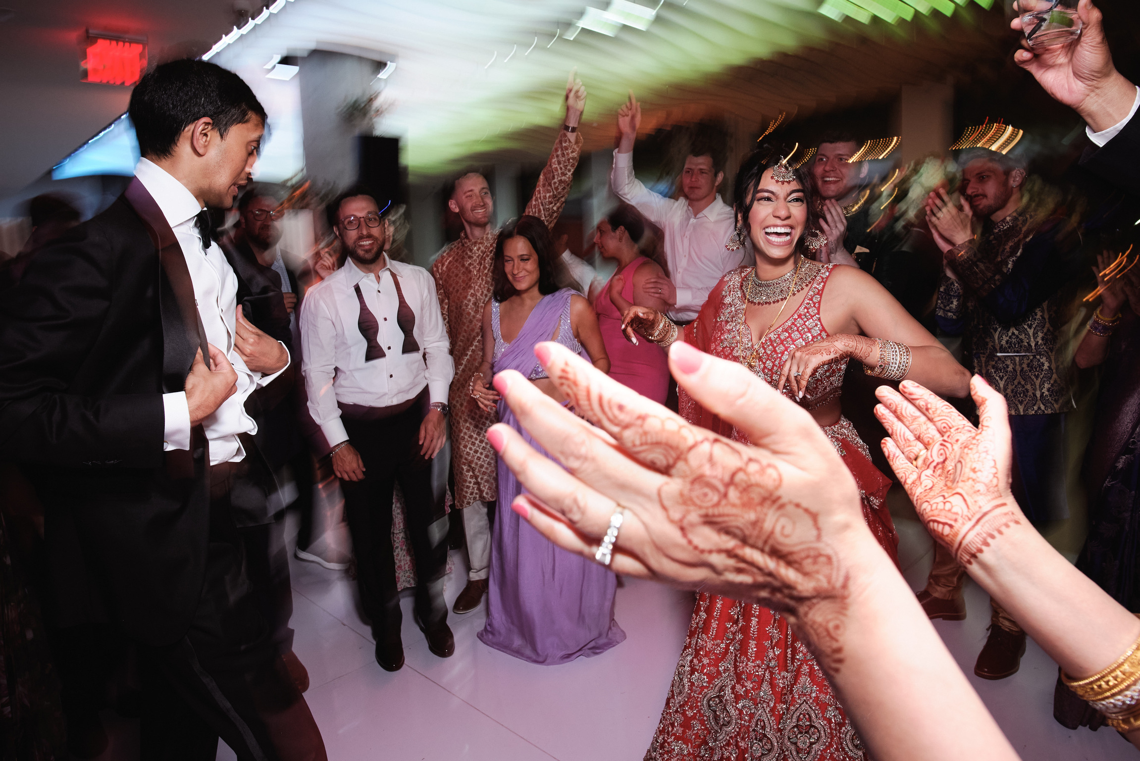A celebratory event in VESPER's gallery-like main hall with panoramic city views in Brooklyn